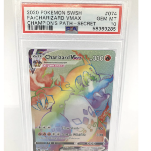 Charizard VMAX 074/073 PSA 10 Gem Mint Graded Pokemon Card