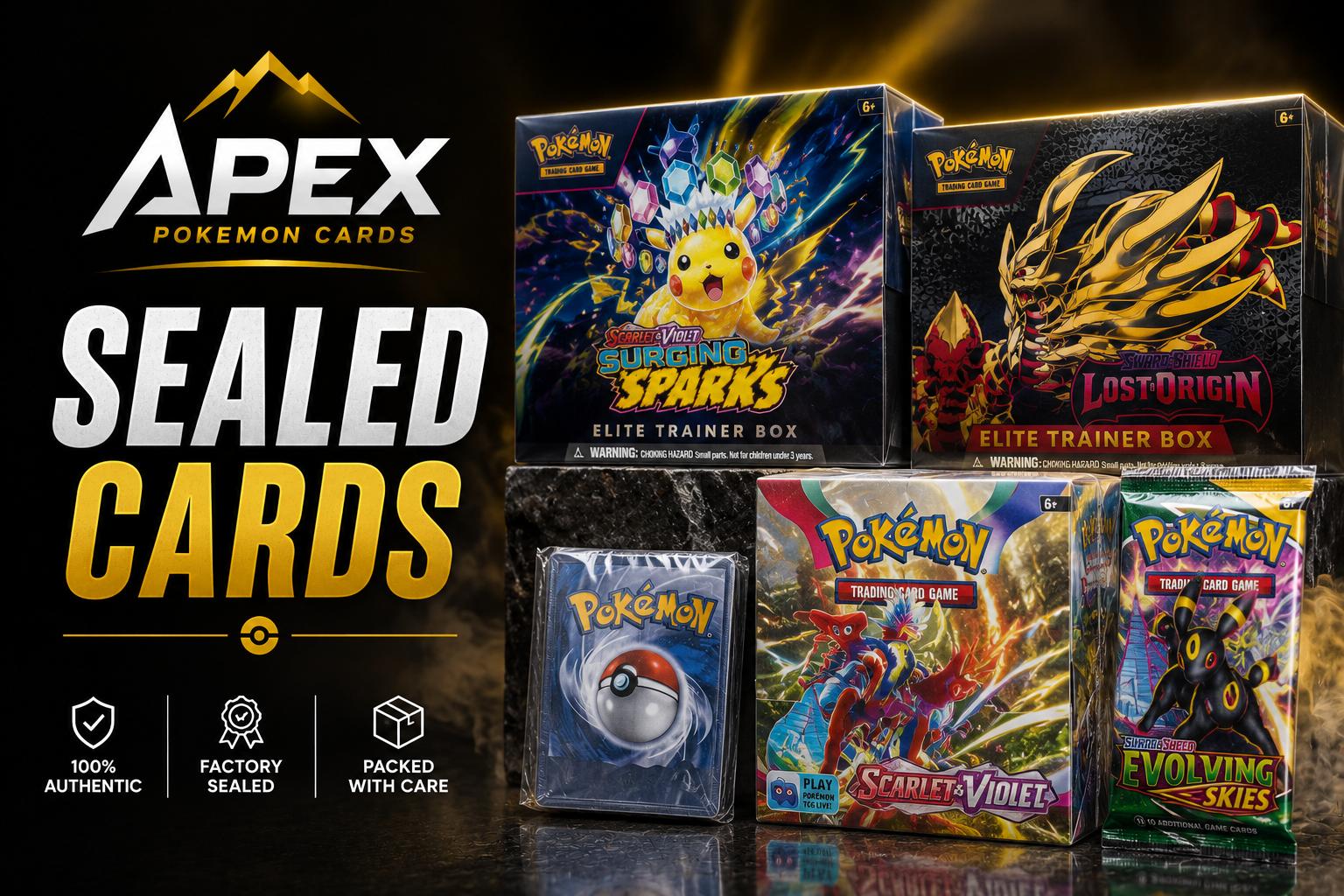 Sealed pokemon cards