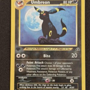 Umbreon Neo Discovery 13/75 1st Edition HOLO BLEED